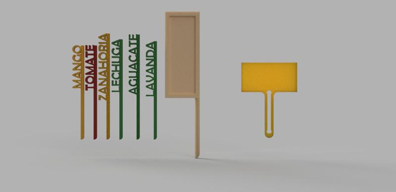 Plant labels / identification cards for your plants