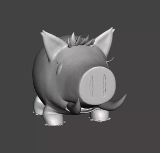 Wild Hawk Brother 3D Model