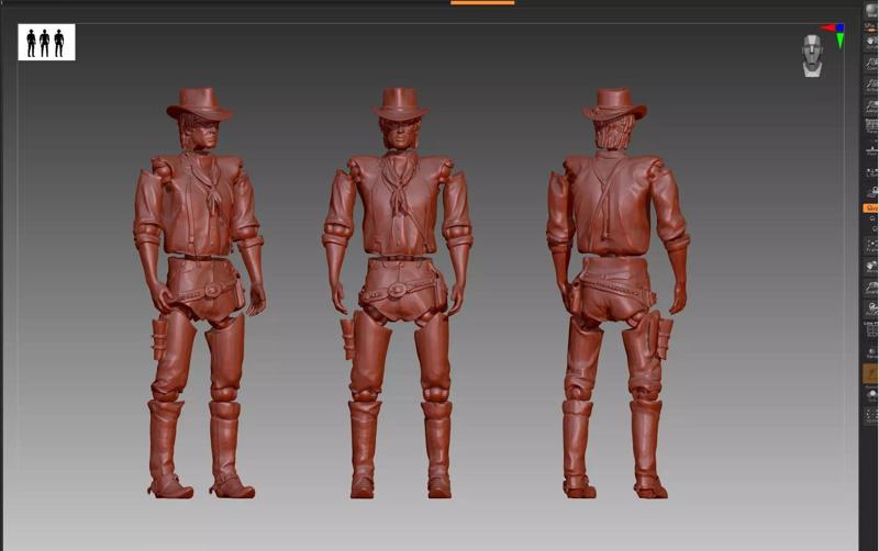 Arthur Morgan Red Dead Redemption 2 Action Figure STL and OBJ