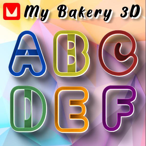 COOKIE CUTTER / EMPORTE-PIÈCE / ALPHABET COOKIE CUTTERS