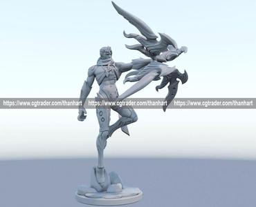 varus 3D print model from League of Legends