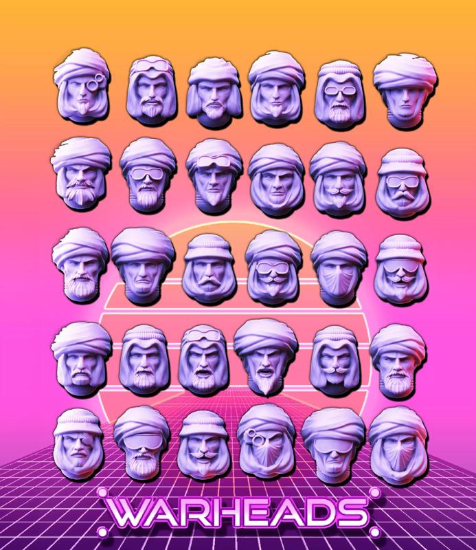Turbans for everyone - Desert Warriors - 30 heads