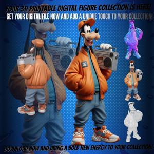Goofy Streetwear Figure – 3D Printable Collectible Model