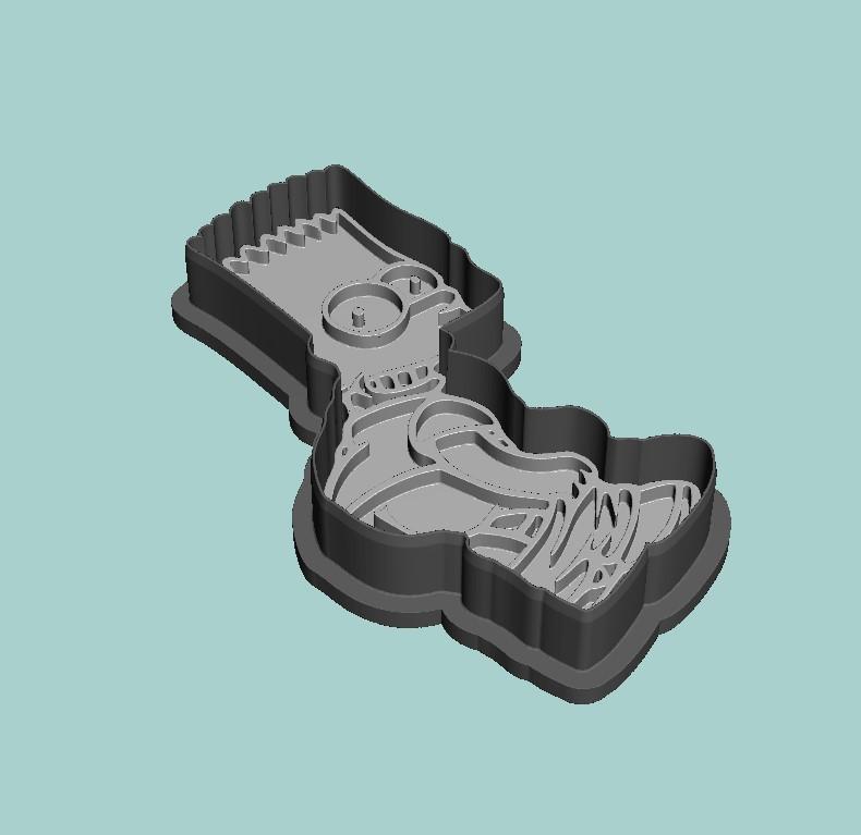 Bart Simpson Cookie Cutter