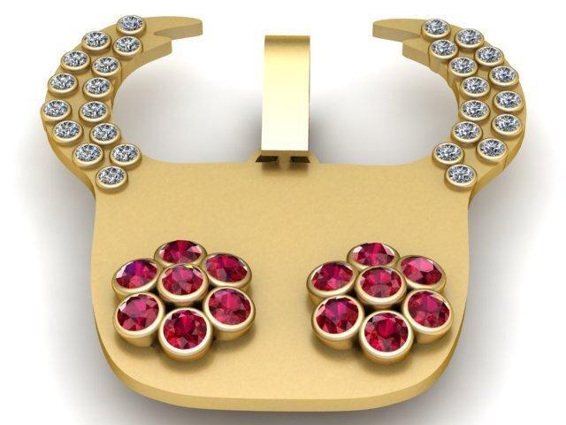 Lakshmi PENDANT 3D PRINTABLE MODEL