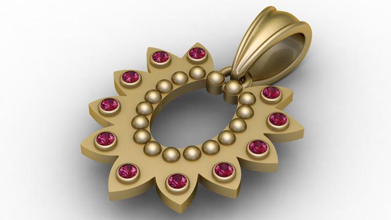 Brooch PANDANT 3D PRINTABLE MODAL