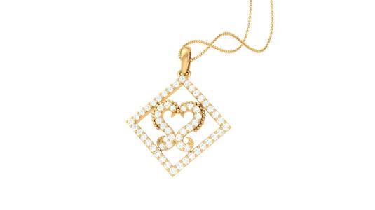 Gold and Diamond Pendant (51)