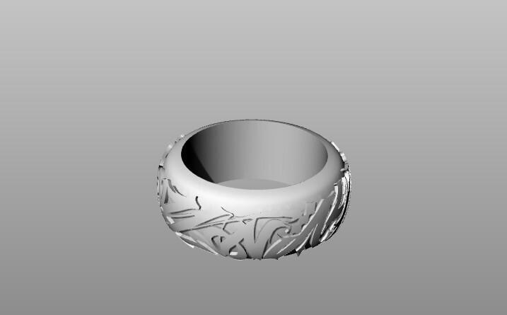 Arabic calligraphy ring