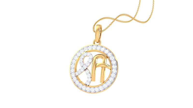 Gold and Diamond Pendant (60)