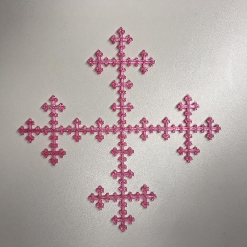 Vicsek Fractal Cross