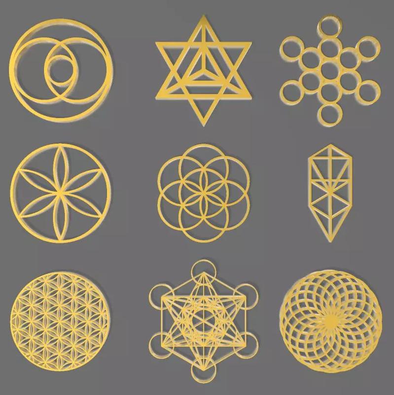 PACK 9 SACRED GEOMETRIES