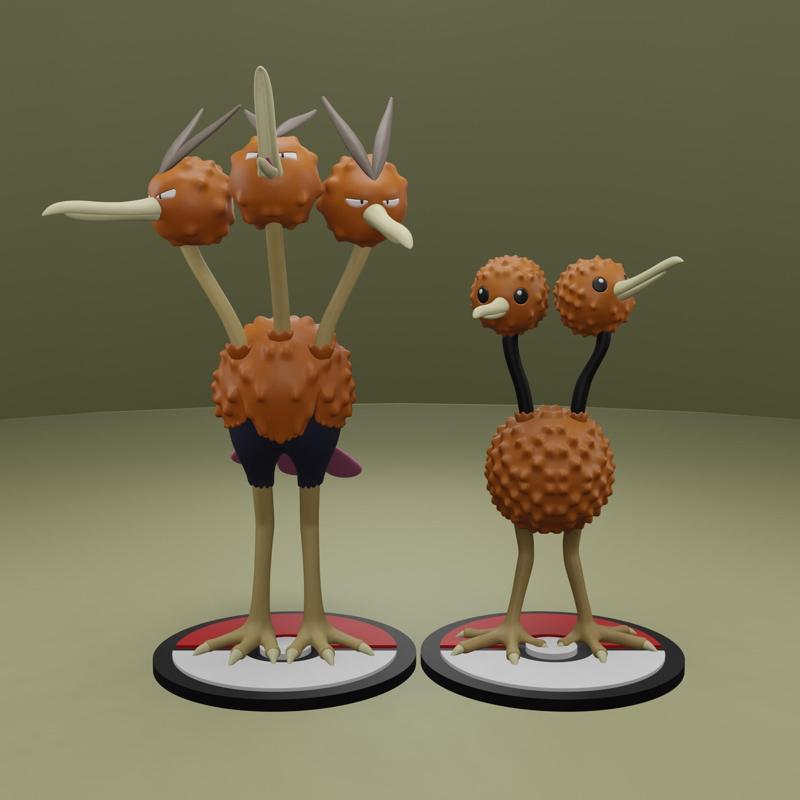 Pokemon No. 084, 085 Doduo, Dodrio