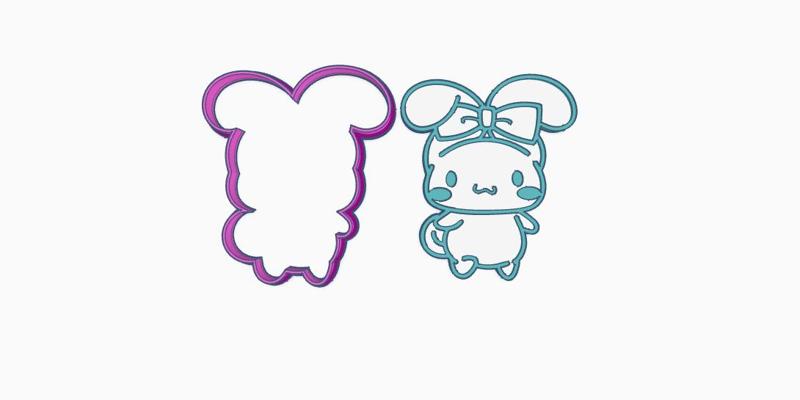 cinamonroll coockie cutter 10cm