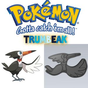 AMAZING POKEMON trumbeak COOKIE CUTTER STAMP CAKE DECORATING