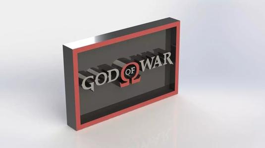God of War Plaque