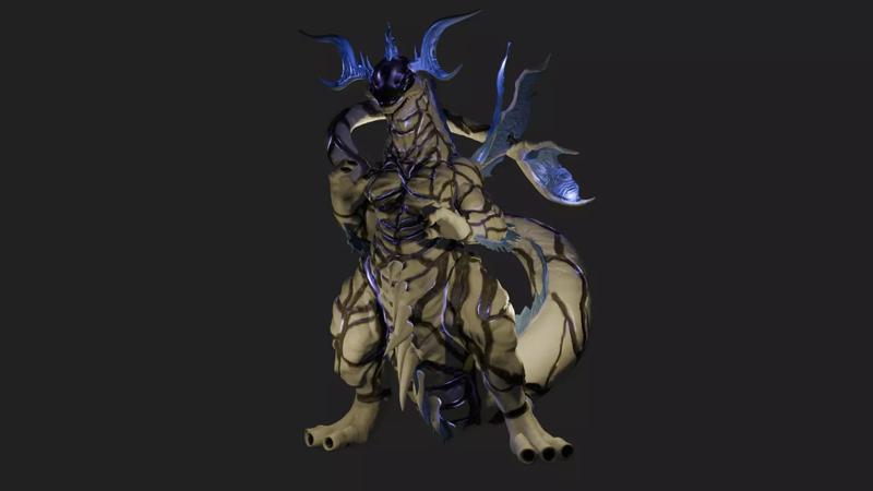 Ultraman Seven Kaiju Eleking Monster 3D Printable Model