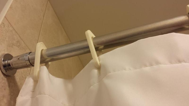 Shower curtain hook