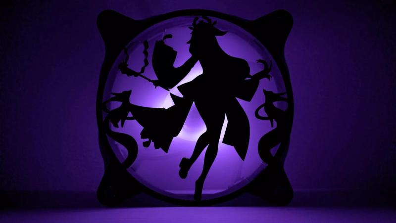 Genshin Impact Yae Miko PC fan cover