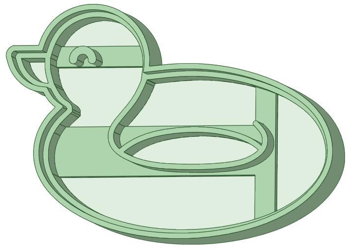 Duckling 50mm cokkie cutter