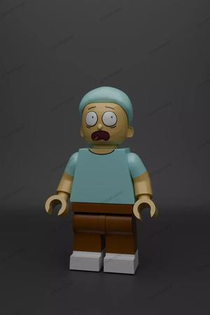 CUSTOM MORTY SMITH LEGO