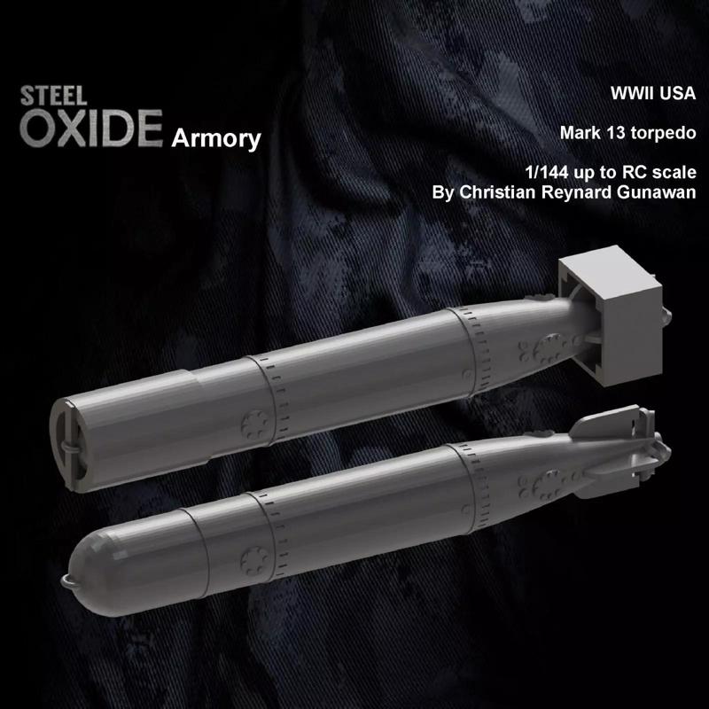 WWII US Mark 13 torpedo for 3D printing