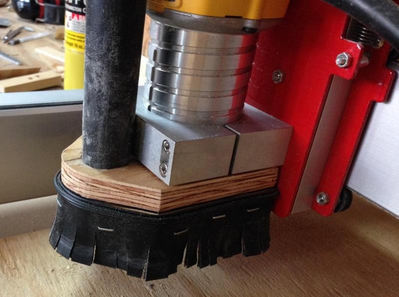 Shapeoko Dust Shoe for Dewalt DWP611