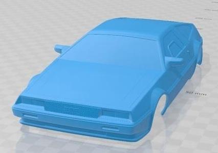DeLorean DMC 12 1981 Printable Body Car
