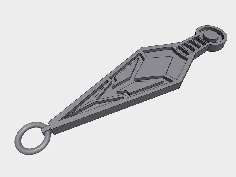 Kiba Blade Mini Charm