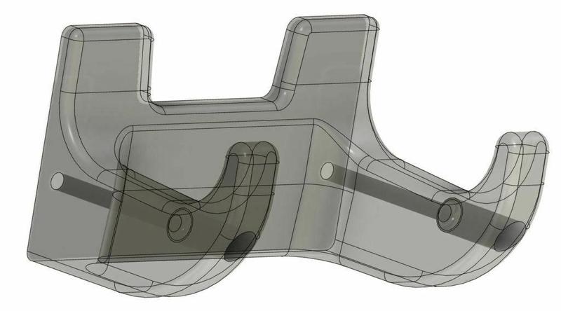DeWalt DCHT820 Hedge Trimmer wall mount