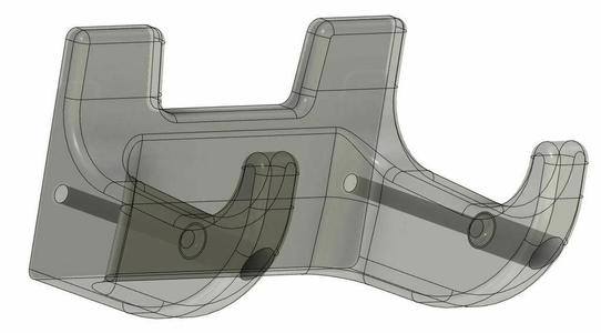 DeWalt DCHT820 Hedge Trimmer wall mount
