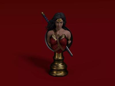Wonder woman Justice Leauge Bust