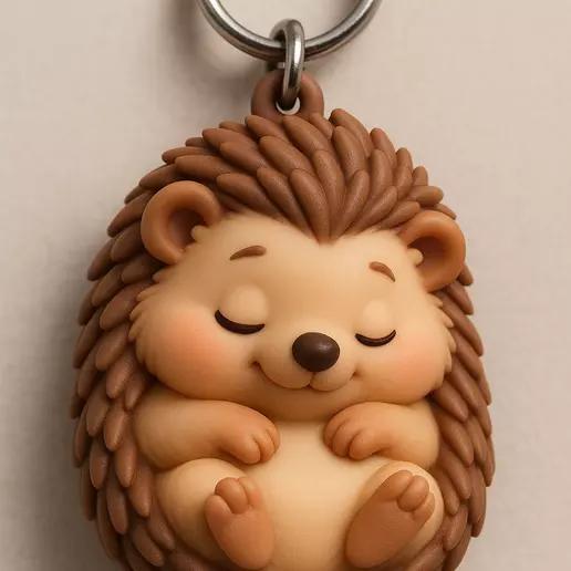 Hedgehog Dreamer Keychain
