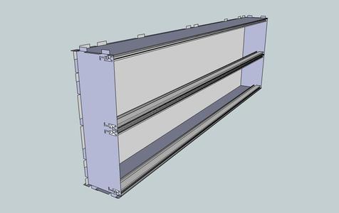 Eurorack Lasercut Case 168HP 6U Skiff 83mm