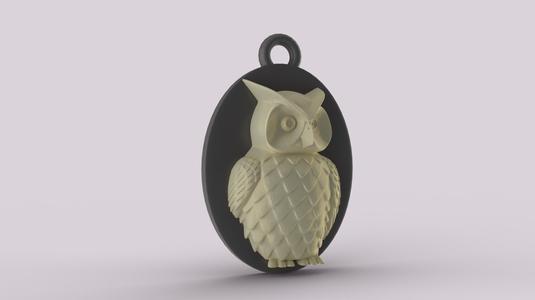 Owl 3D Jewelry Design