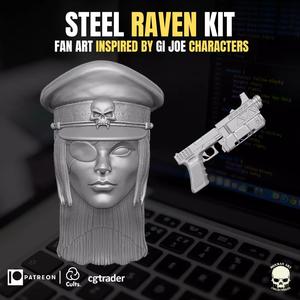 Steel Raven Kit 3D printable File For Action Figures