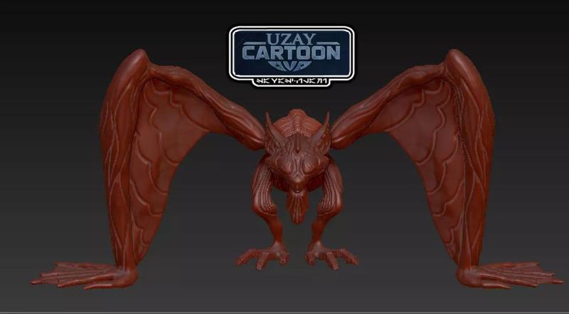 Star wars clone wars articulated Mortis Son bat 3D print model