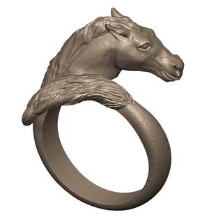 Horse Woman Ring