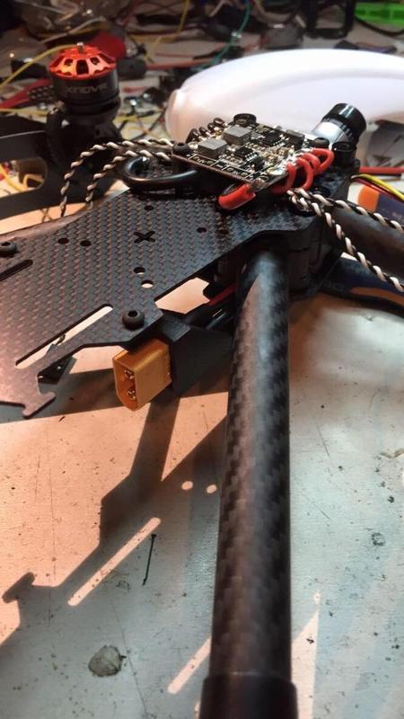 XT60 Support for Anakin Sky Hero fpv racer