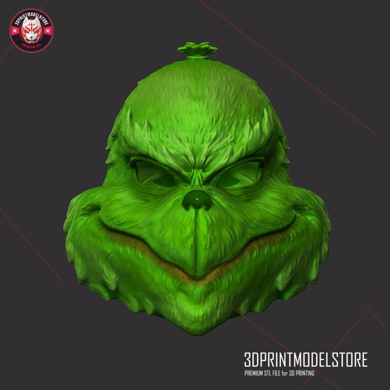 The Grinch Cosplay Mask - Christmas Xmas Helmet Costume
