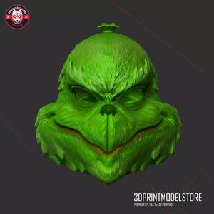 The Grinch Cosplay Mask - Christmas Xmas Helmet Costume