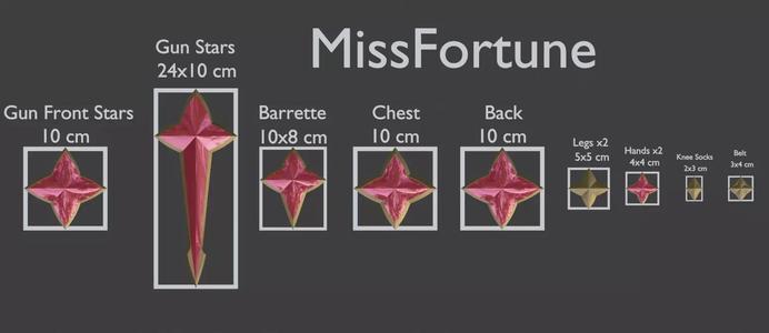 Miss Fortune Starguardian accessories