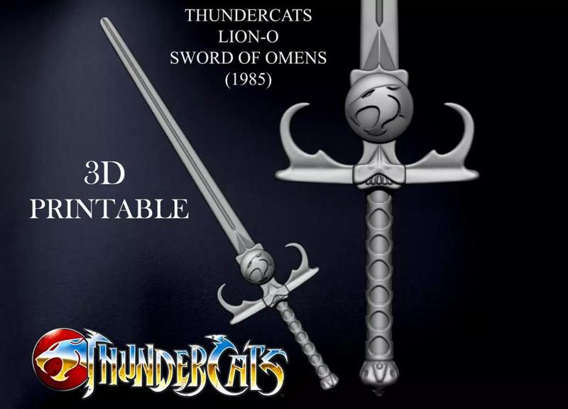 3D PRINTABLE THUNDERCATS SWORD OF OMENS - LION-O SWORD