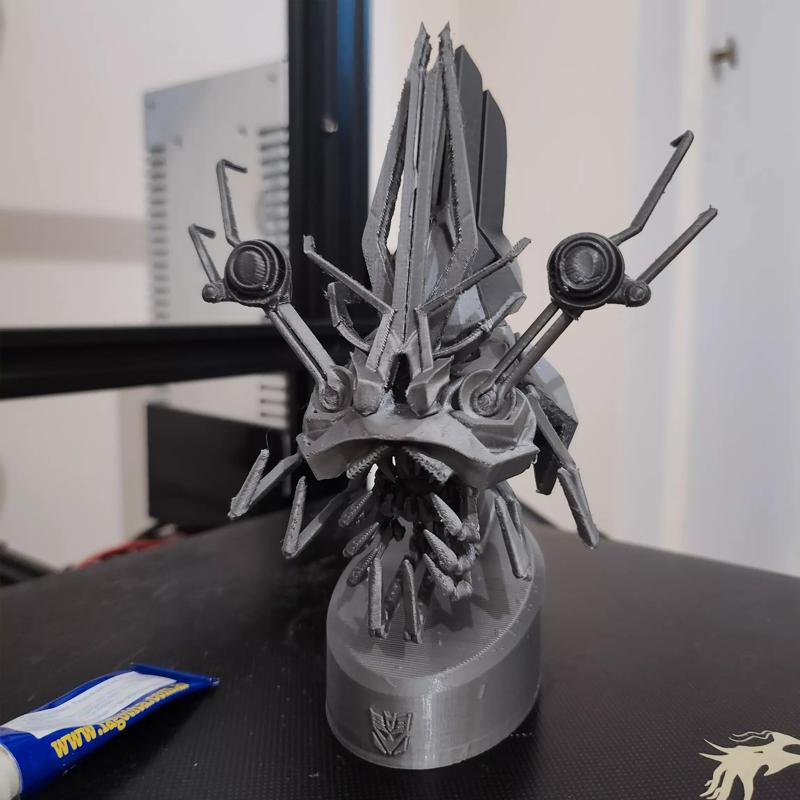 Transformers 2007 movie decepticon Frenzy bust 3D printing file