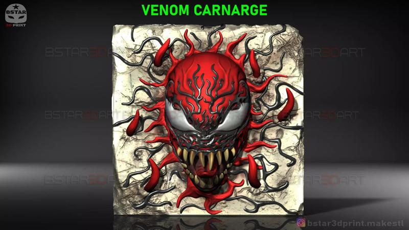 Venom Carnage - Frame Decor - Venom movie 2021 - Marvel Comics