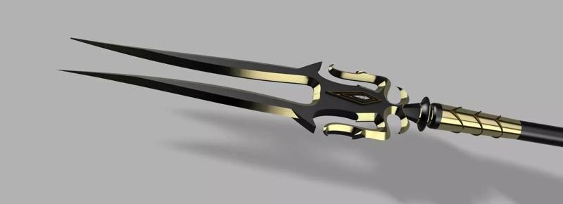 BIDENT-SPEAR sword