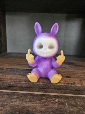 "Skeleton Labubu - The cheeky horror figure for collectors"
