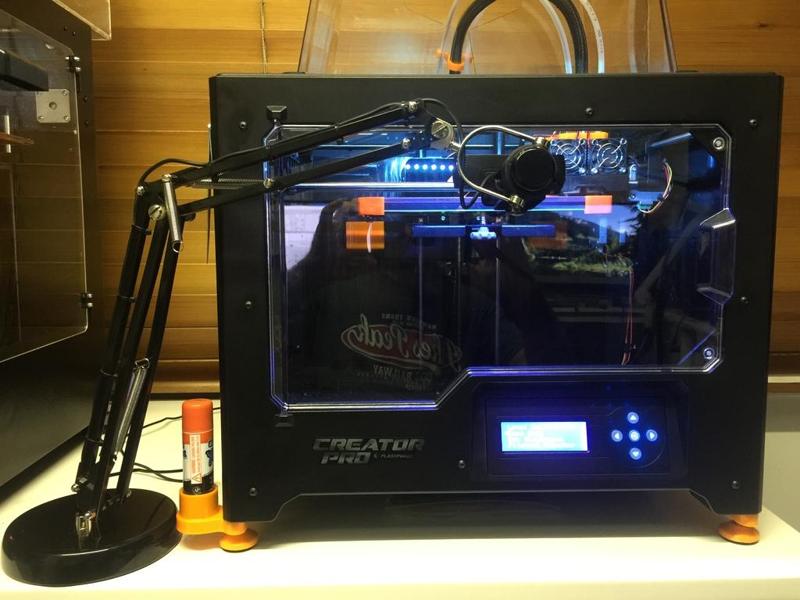 Logitech C920 Ikea Forsa Work Lamp Mount