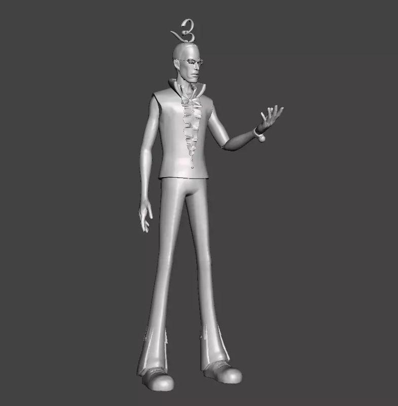 Mr 3 Galdino One piece 3D Model
