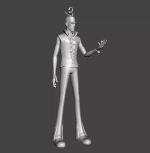 Mr 3 Galdino One piece 3D Model