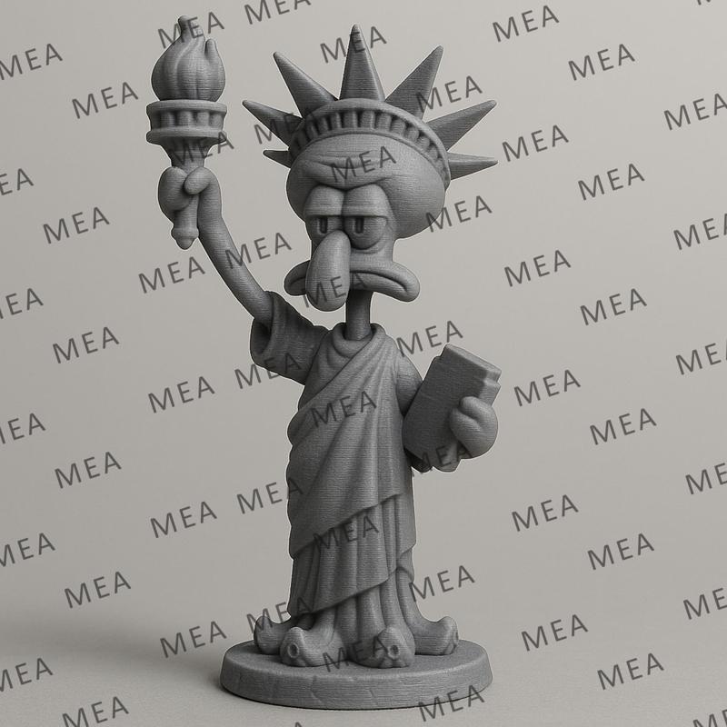 Squidward Statue of Liberty - Spongebob